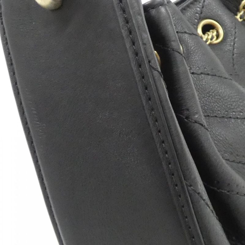 Chanel Shoulder Bag Black Mat