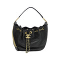 Chanel Shoulder Bag Black Mat