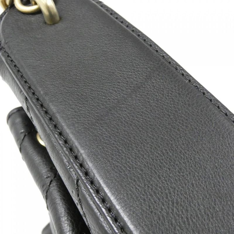 Chanel Shoulder Bag Black Mat