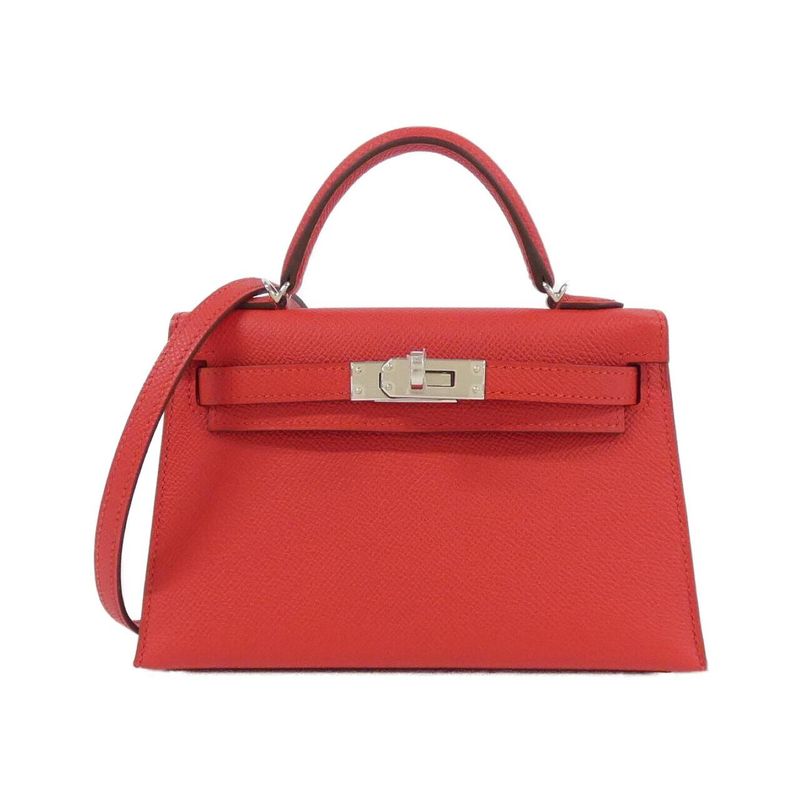 Hermes Mini Kelly 2 Bag Rouge Radieux