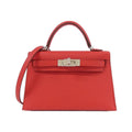 Hermes Mini Kelly 2 Bag Rouge Radieux