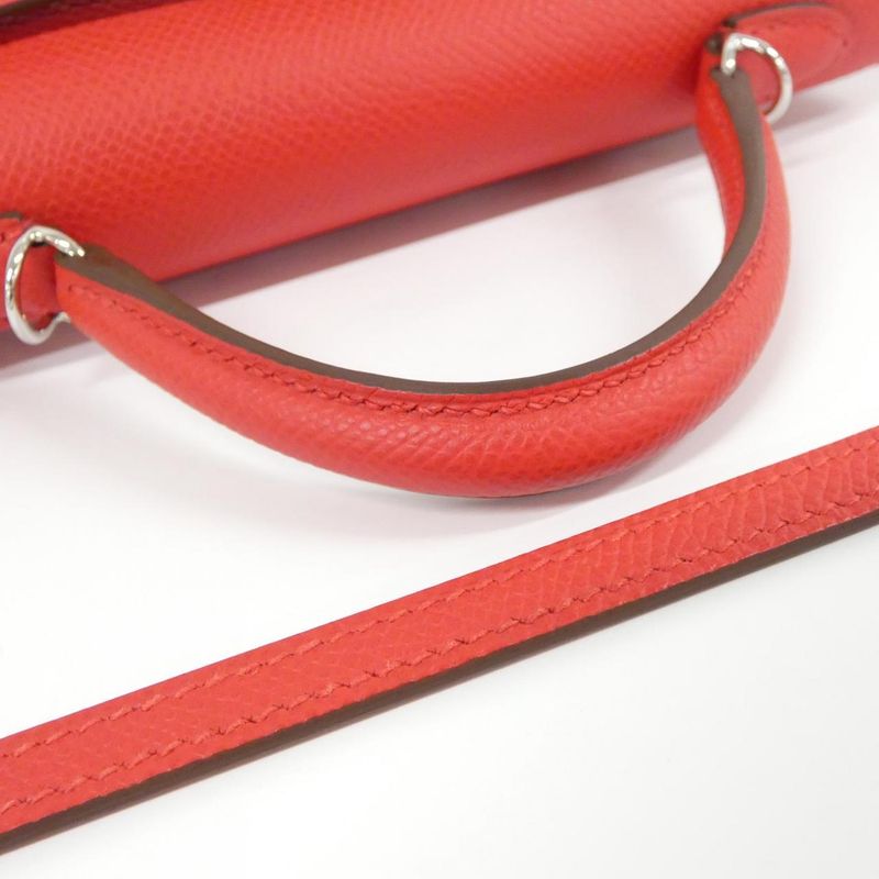 Hermes Mini Kelly 2 Bag Rouge Radieux