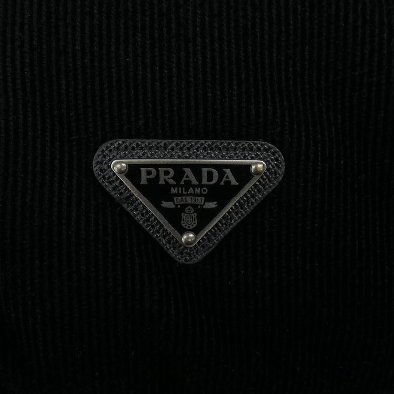 Prada Triangle Logo 2-Way Down Jacket