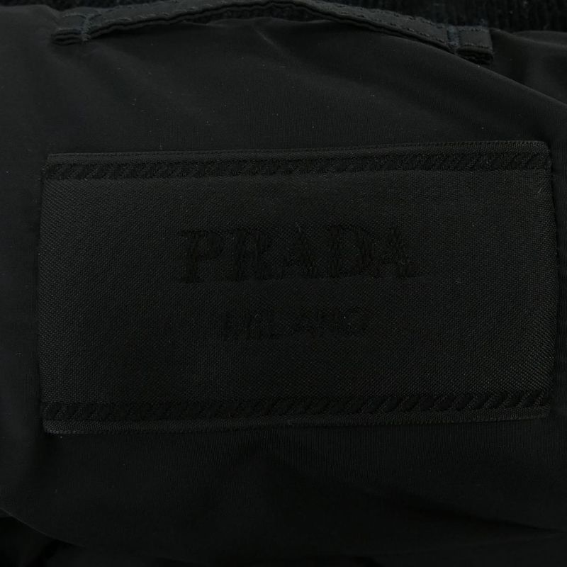 Prada Triangle Logo 2-Way Down Jacket