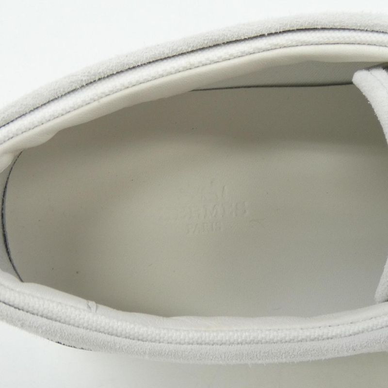 Hermes Sneakers Black 42 White Beige
