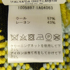 Versace Knit Sweater Blue 38 Pink Yellow