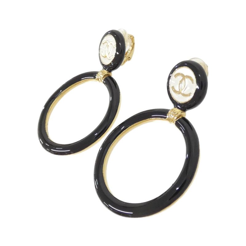 Chanel Earrings Black