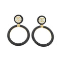 Chanel Earrings Black