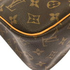Louis Vuitton Monogram City GM Shoulder Bag Marron