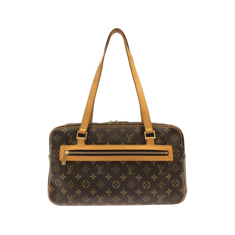 Louis Vuitton Monogram City GM Shoulder Bag Marron