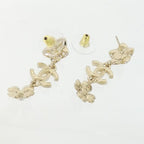 Chanel Earrings White Crystal