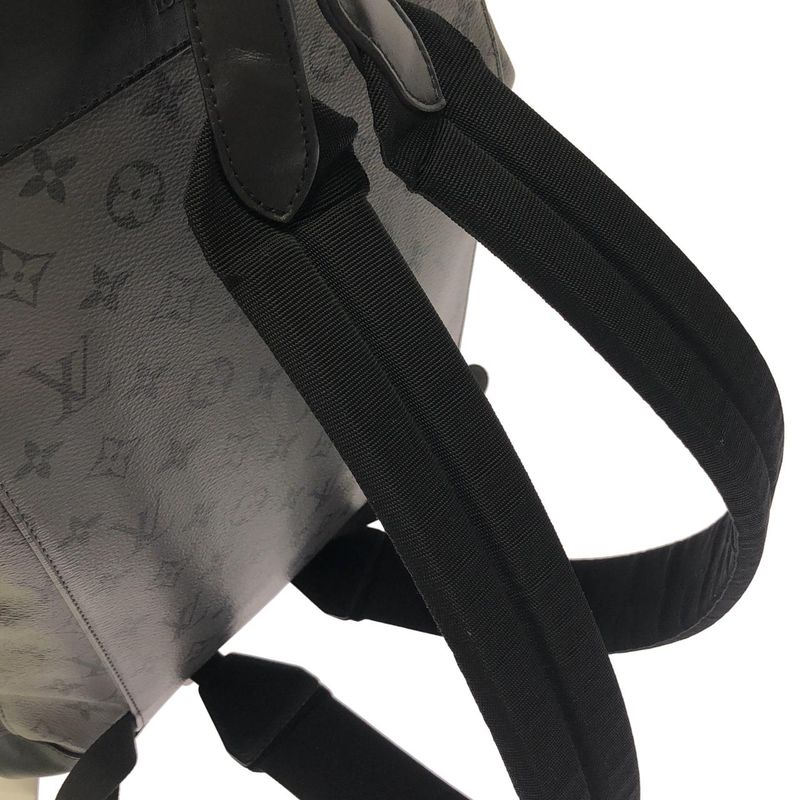 Louis Vuitton Monogram Eclipse Reverse Christopher MM Backpack Gris Black