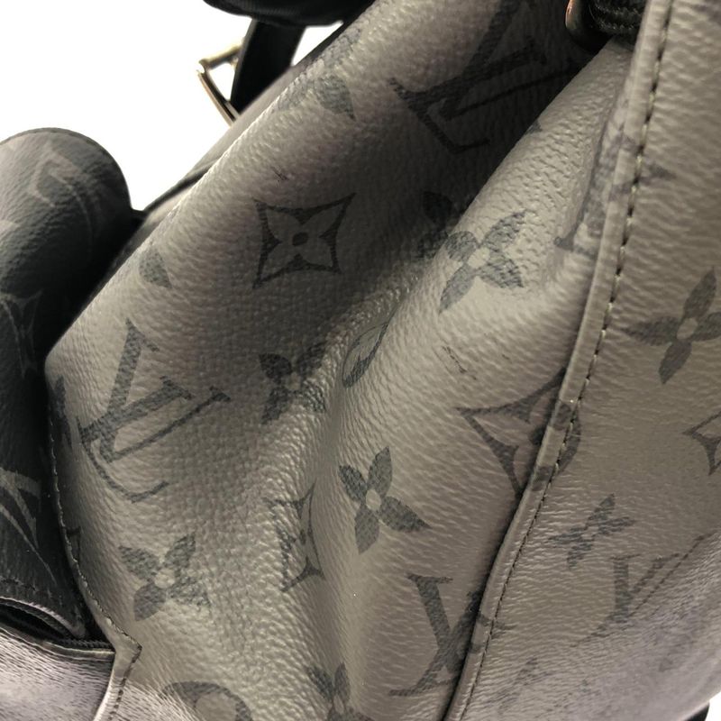 Louis Vuitton Monogram Eclipse Reverse Christopher MM Backpack Gris Black
