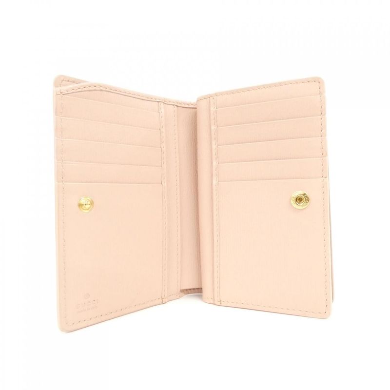 Gucci Wallet Leather Pink Light