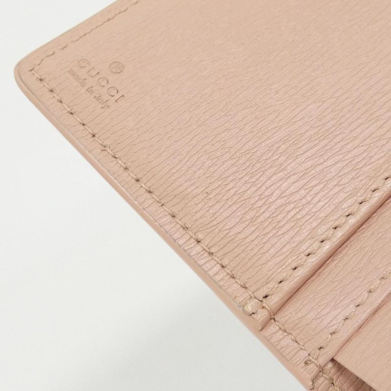 Gucci Wallet Leather Pink Light