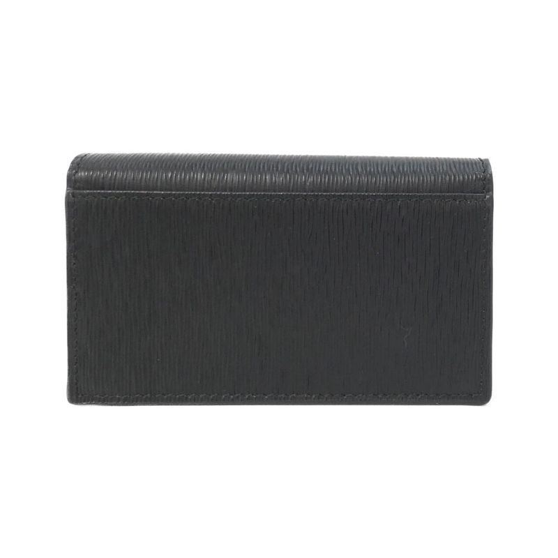 Prada Card Case Gold Nero