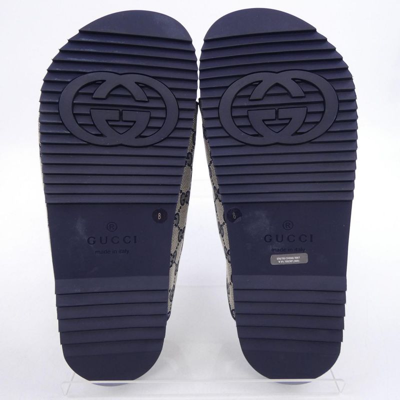 Gucci Sandals Beige 8 Navy