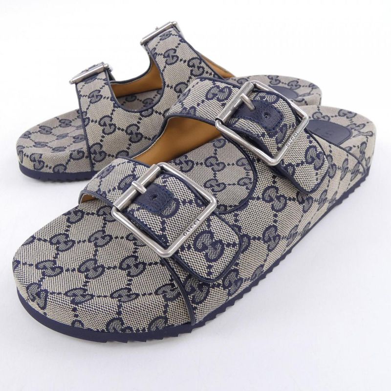 Gucci Sandals Beige 8 Navy