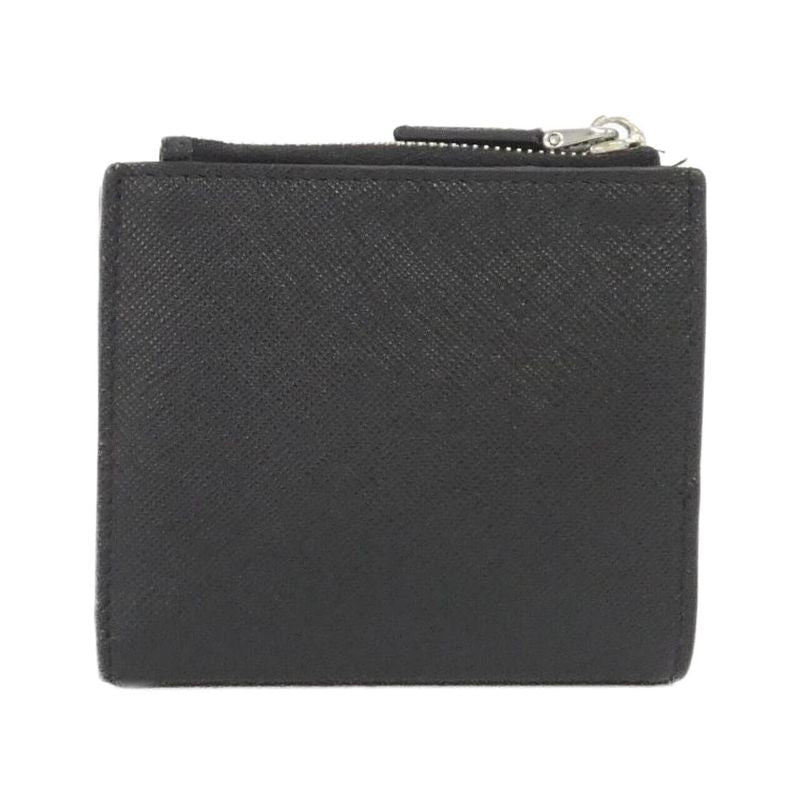 Prada Wallet Silver Nero