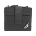 Prada Wallet Silver Nero