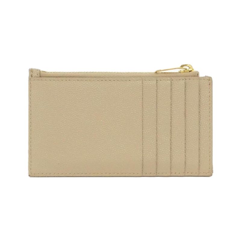 Saint Laurent Coin Case Beige Dark