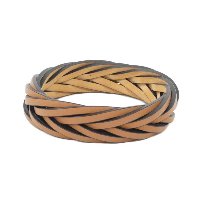 Loewe Braided Bangle Tan