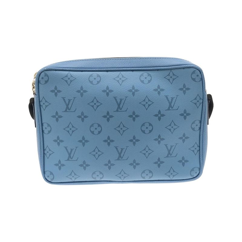 Louis Vuitton Taiga Llama Outdoor Shoulder Bag Denim
