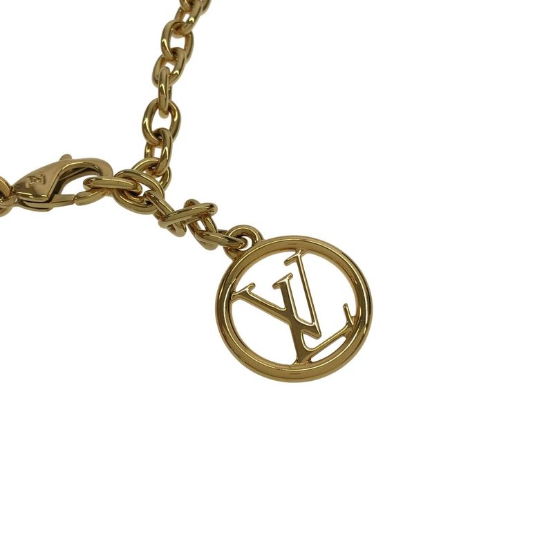 Louis Vuitton Monogram Wallet on Chain Lily Shoulder Bag Marron