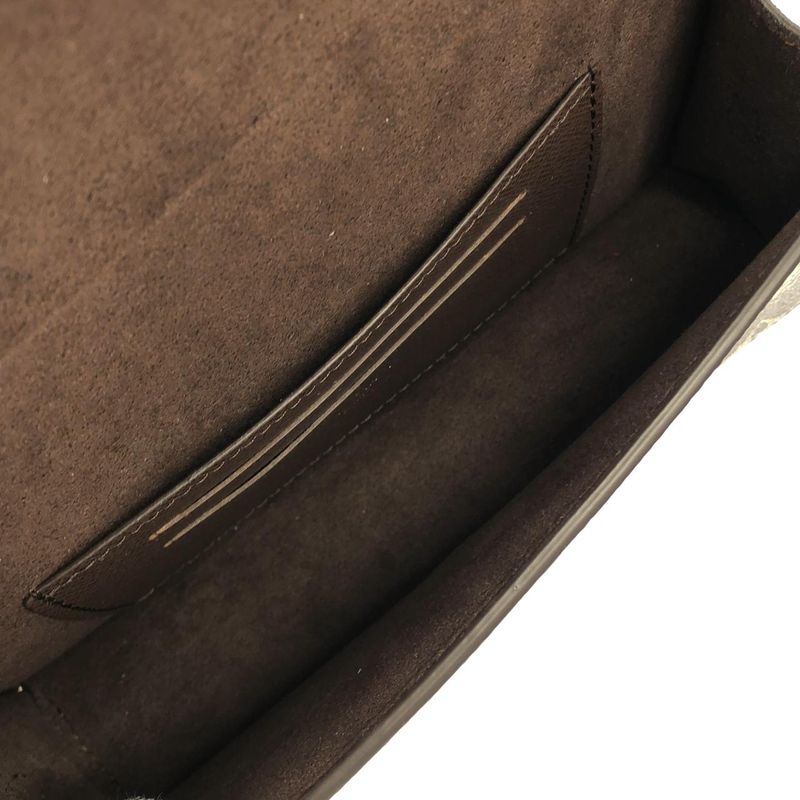 Louis Vuitton Monogram Wallet on Chain Lily Shoulder Bag Marron