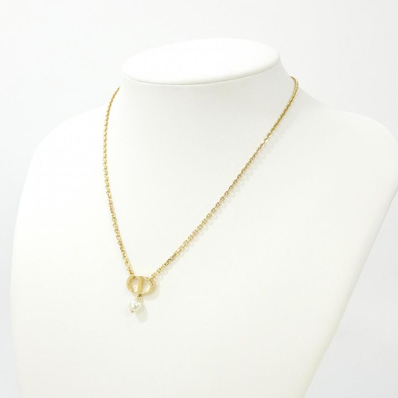 Dior Petit CD Necklace White Gold