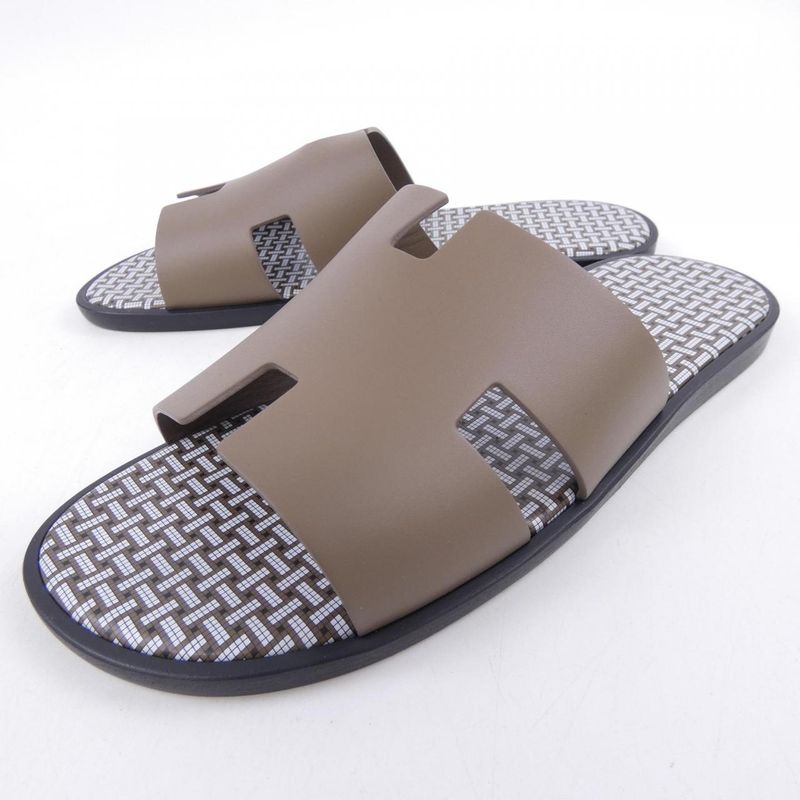 Hermes Izmir Sandals Brown 41
