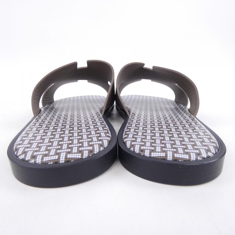 Hermes Izmir Sandals Brown 41