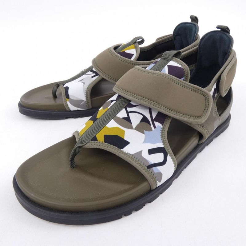 Hermes Sandals Khaki 43