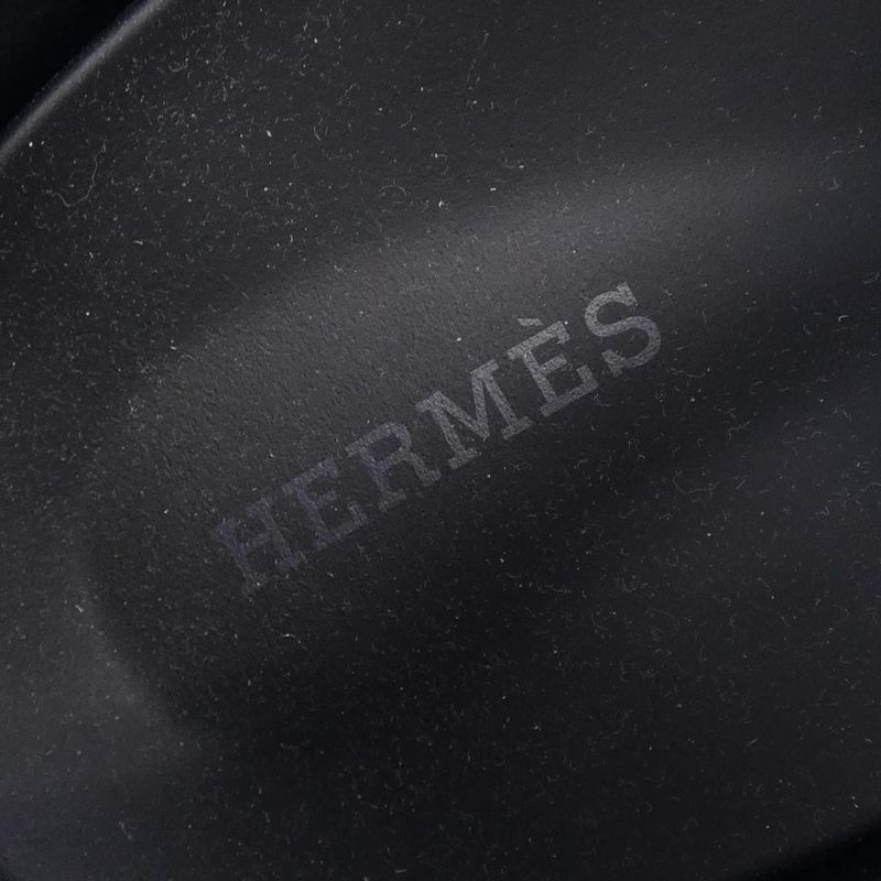 Hermes Giorno Sandals White 42 Gray Brown
