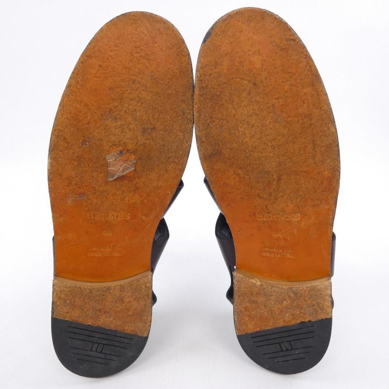 Hermes Sandals Brown 44
