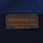 Hermes Aller Retour Tour Scarf Blue Navy