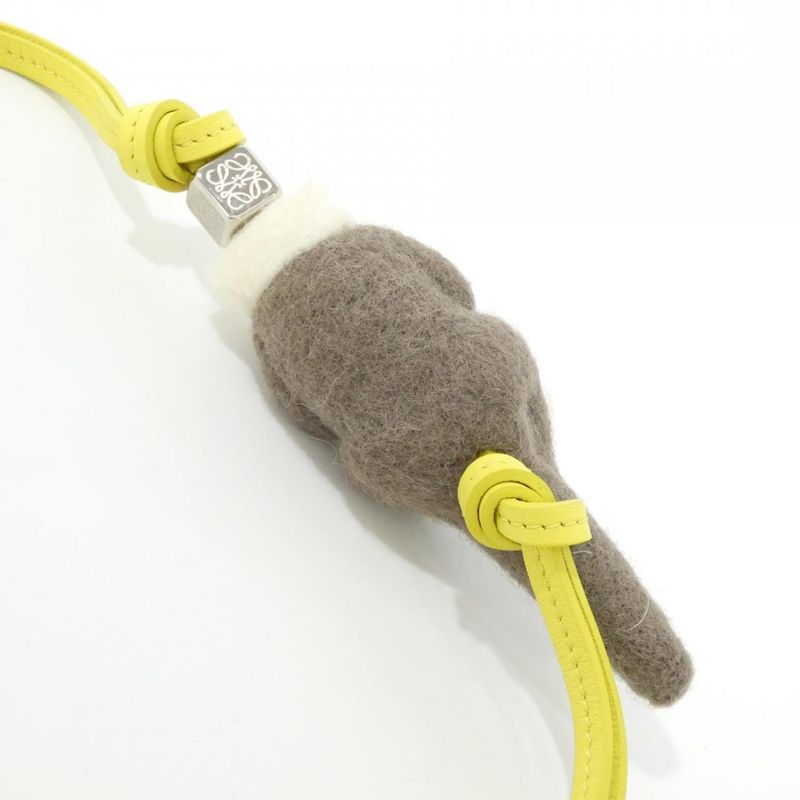 Loewe Otta Charm Bag Soft White