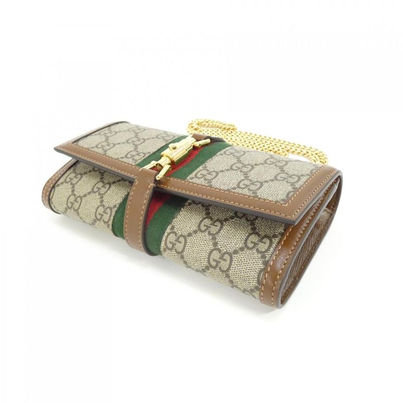 Gucci Jackie Huhhg Chain Wallet