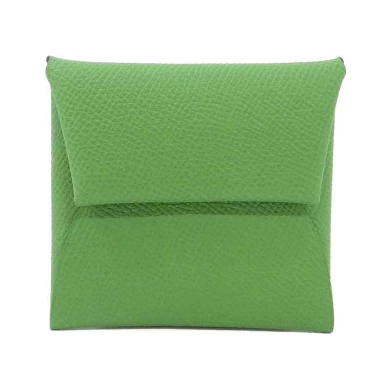 Hermes Bastia Verso Coin Case Vert Yucca