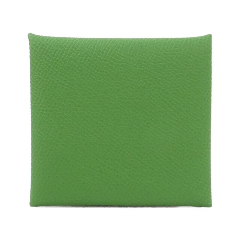 Hermes Bastia Verso Coin Case Vert Yucca