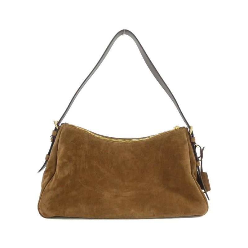 Prada Shoulder Bag Gold Cacao