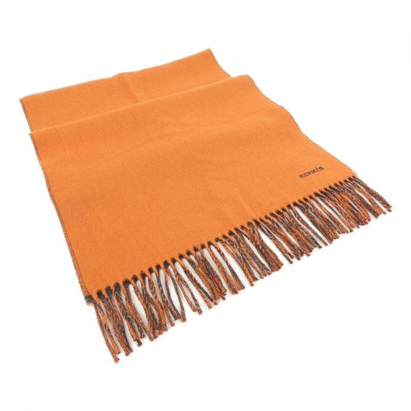 Hermes Scarf Cashmere Orange