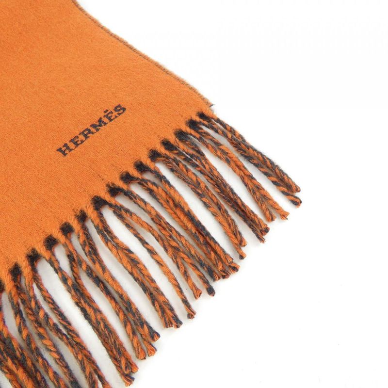 Hermes Scarf Cashmere Orange