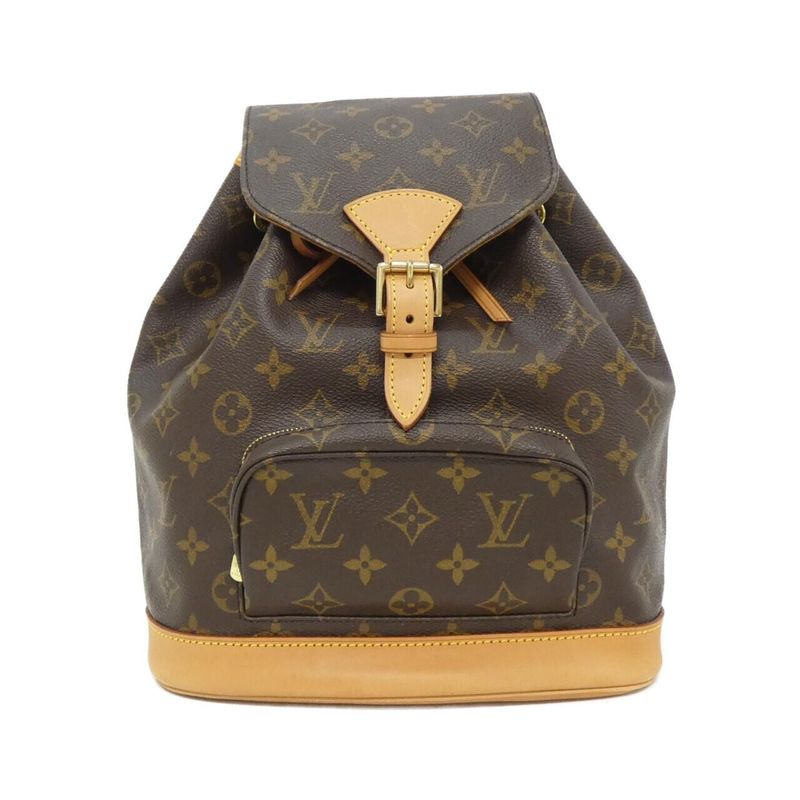 Louis Vuitton Monogram Montsouris MM Backpack Marron