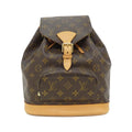 Louis Vuitton Monogram Montsouris MM Backpack Marron