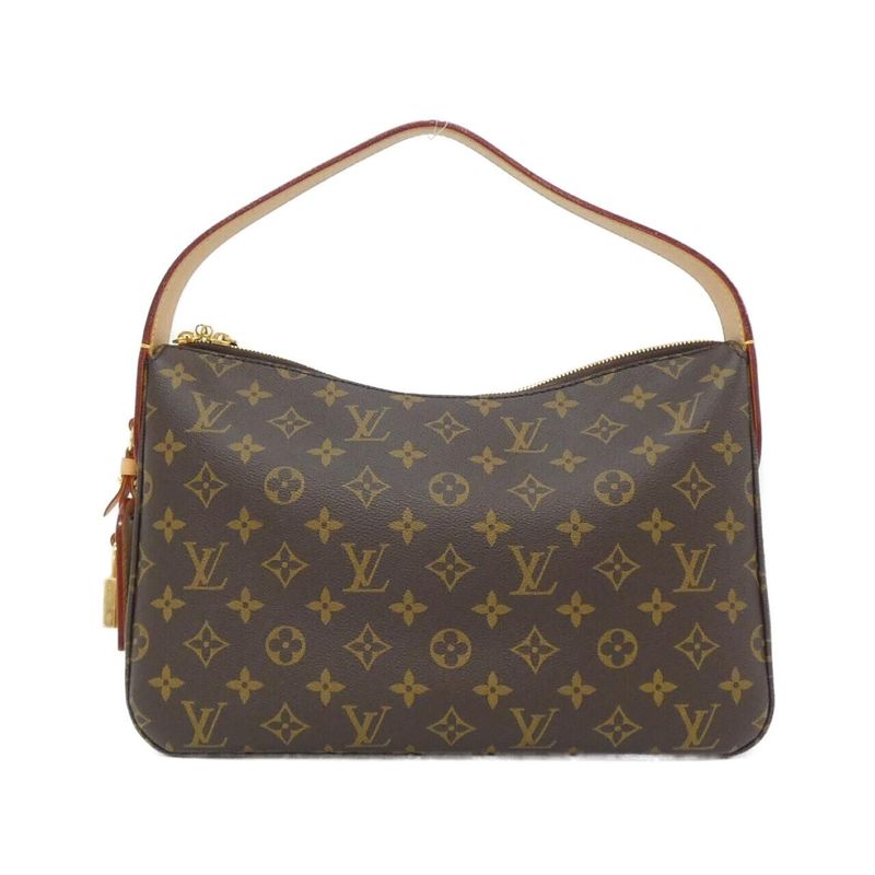 Louis Vuitton Monogram Slouchy PM Shoulder Bag Marron