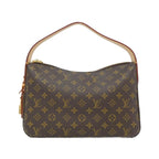 Louis Vuitton Monogram Slouchy PM Shoulder Bag Marron