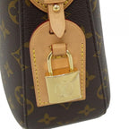 Louis Vuitton Monogram Slouchy PM Shoulder Bag Marron