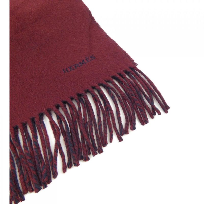 Hermes Scarf Cashmere Red
