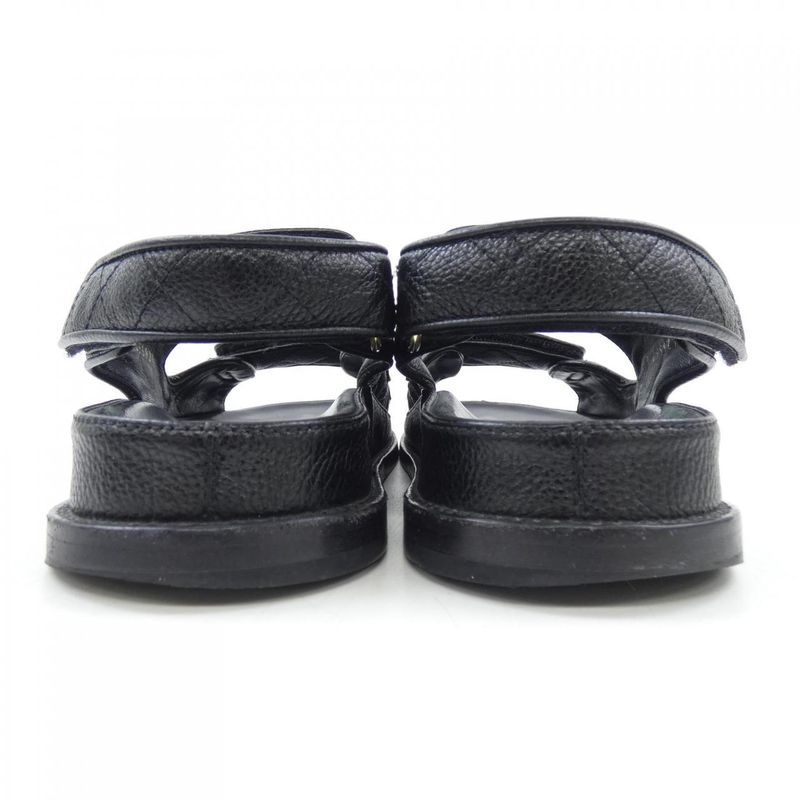 Chanel Sandals Black 36